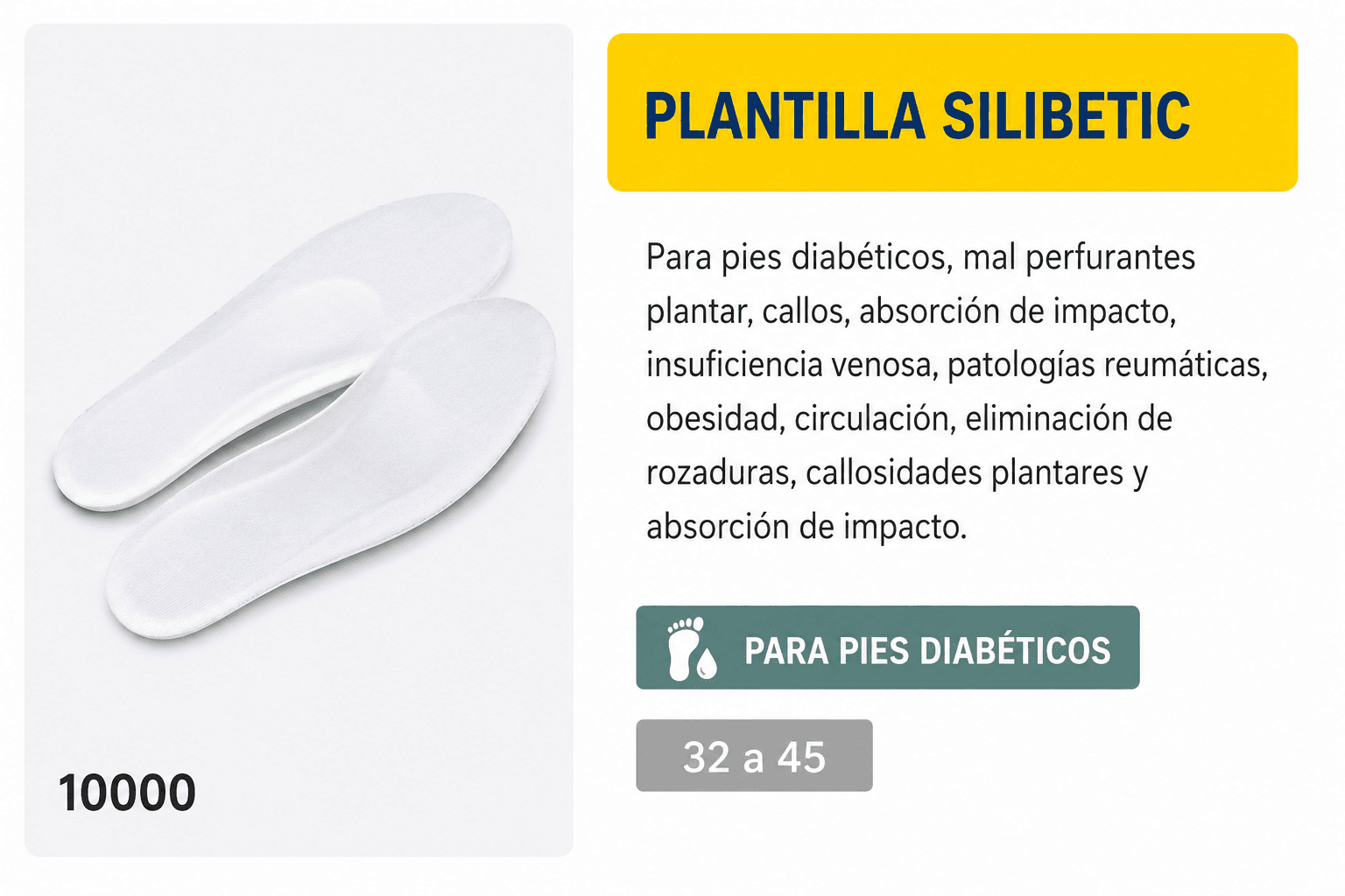 Plantilla Silibetic (Ref. 1000)