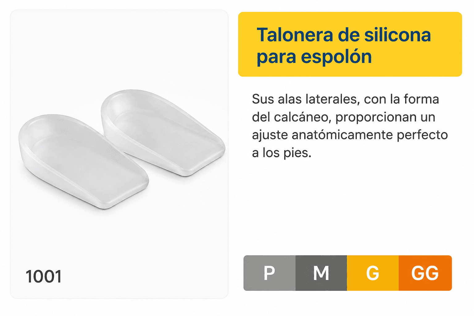 Talonera de silicona para espolón (Ref. 1001)