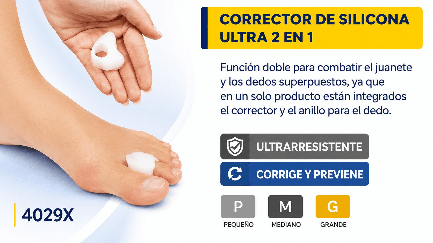 Corrector de silicona Ultra 2 en 1 (Ref. 4029X)