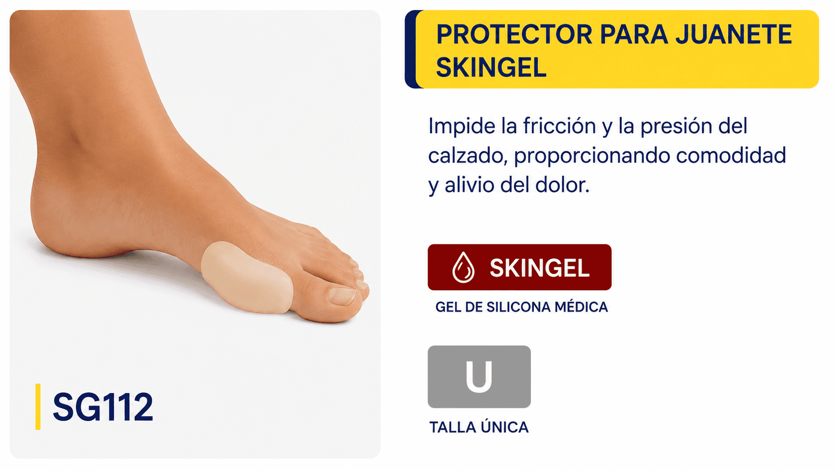 Protector para juanete Skingel (Ref. SG112)