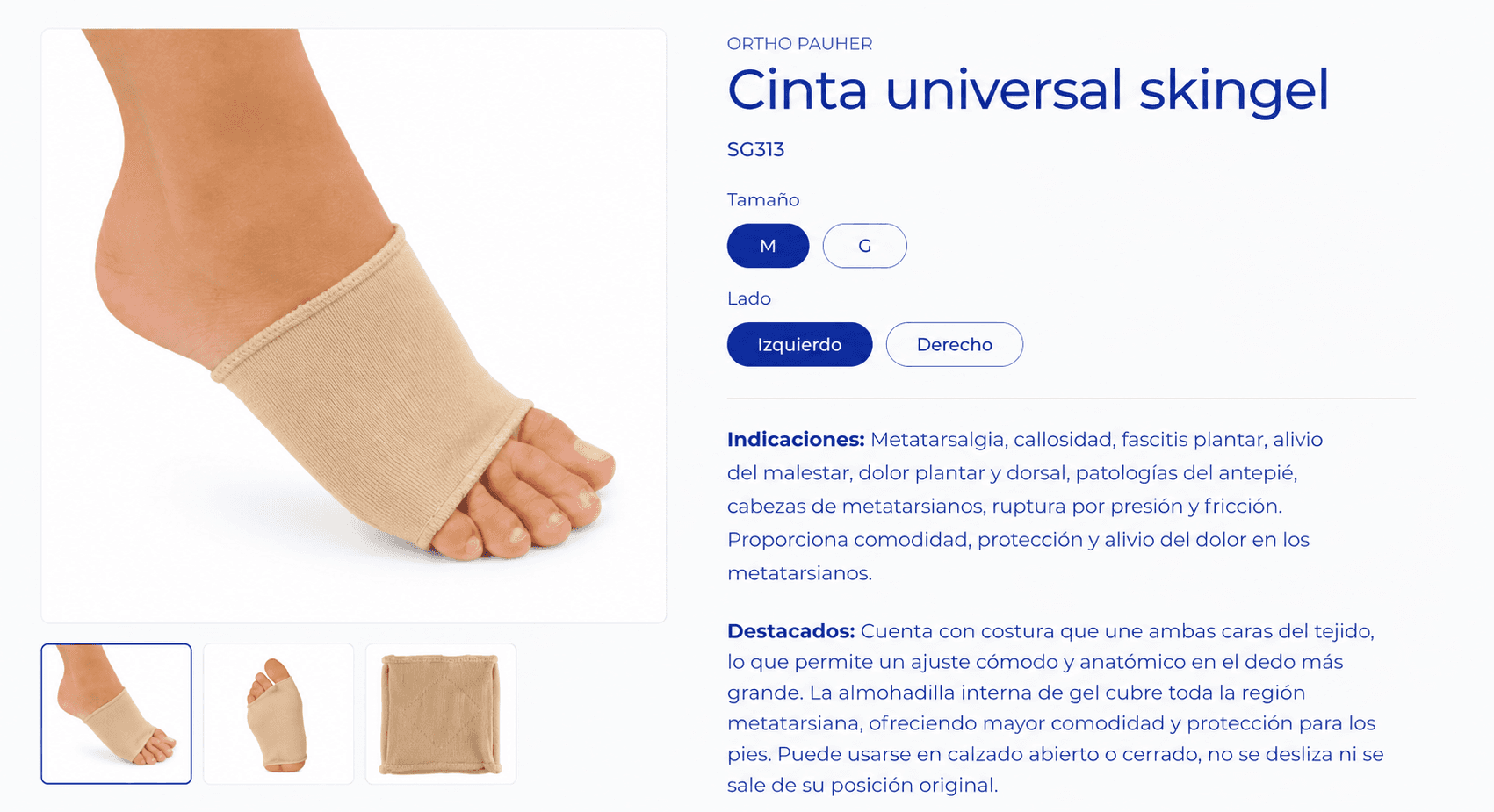 Cinta universal Skingel (Ref. SG313)